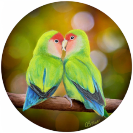 Peach Face Pair - Print
